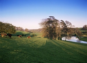 Buckinghamshire Landscape Photography Drucke: River Chess from the grounds of Latimer House, Latimer, Buckinghamshire