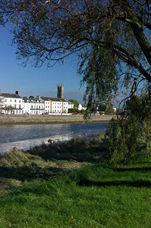 Devon Travel Destination Drucke: River Taw, Barnstaple, North Devon, England, United Kingdom, Europe