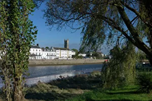 North Devon England Drucke: River Taw, Barnstaple, North Devon, England, United Kingdom, Europe