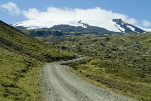 Icelandic Mountains Drucke: Road to Snaefellsness Mountain