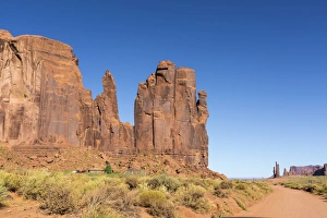Colorful Rock Formations In USA Drucke: Rock formations, Monument Valley, Navajo Tribal Park, Arizona, United States of America