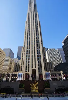 NYC Skyline Photography Drucke: The Rockefeller Center
