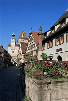 Rothenburg Ob Der Tauber Germany Drucke: Rodergasse