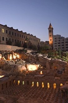 Middle East Ruins Drucke: Roman Baths
