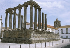 EU Travel Destinations Drucke: Roman temple