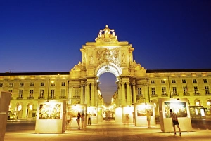 Praca Do Comercio Lisbon Drucke: Rua Augusta Arch