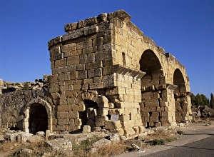 Mediterranean Travel Destination Drucke: Ruins of Hierapolis