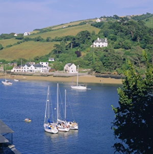 Salcombe Harbour Views Drucke: Salcombe, South Devon, England