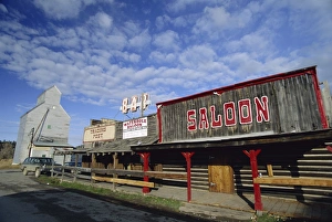 Travel Destinations USA Drucke: Saloon exterior
