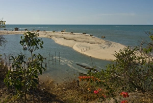 Strandnatur am Antsanitian Strandresort in Mahajanga auf Madagaskar im Indischen Ozean in Afrika
