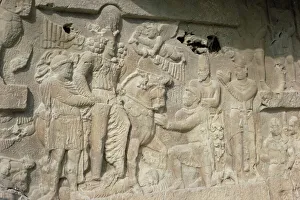 Drucke von Sasanäische Reliefs aus Bischapur im Irak (Mittelost) Verwandte Bilder Drucke: Sasanäische Reliefs