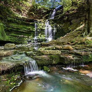 Yorkshire Dales Waterfalls Drucke: Scaleber Force Waterfall, near Settle