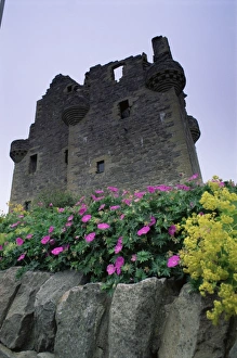 United Kingdom Tourist Destinations Drucke: Scalloway castle