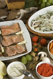 Swedish Food Culture Drucke: Scandinavian breakfast