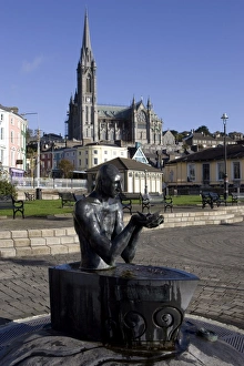 Vertical Photography Europe Drucke: Seafront, Cobh, County Cork, Munster, Republic of Ireland, Europe