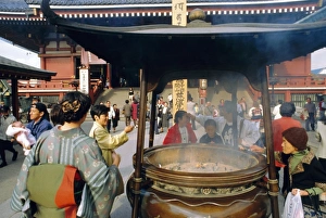 Famous Temples In Japan Drucke: Senso-ji Temple
