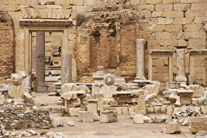 North Africa Ancient Ruins Drucke: Settimius Severus (Septimus Severus) Forum