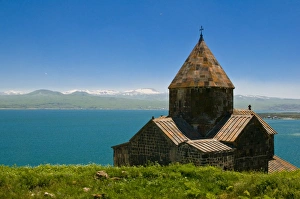 Drucke von Sewanawank (Sewan Kloster) am See Sewan in Armenien im Kaukasus und Zentralasien sowie Asien Armenien Drucke: Sevanavank (Sevanclosesterneihr), Armenien im Kaukasus und Zentralasien