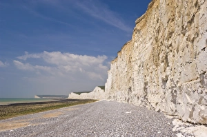 Die Sieben Schwesternfelsenklippen im Birling Gap des Südlichen Downlands im Nationalpark Südsachsen