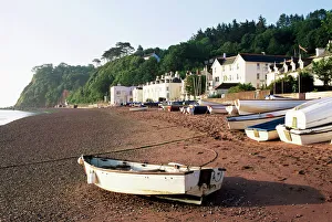 Devon Drucke: Shaldon ist ein Ort in Süd-Devon im Vereinigten Königreich Großbritannien