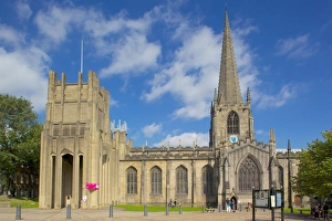Yorkshire Historic Landmarks Drucke: Sheffield Cathedral, Sheffield