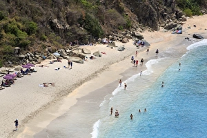 Leeward Islands Photography Drucke: Shell Beach in Gustavia, St. Barthelemy (St)