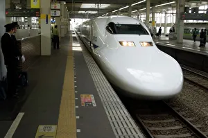 Shinkansen Train Drucke: Shinkansen bullet train