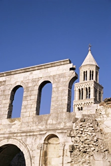 Croatia Tourism Destination Drucke: Silver gate, Old Town, Split, Dalmatia, Croatia, Europe