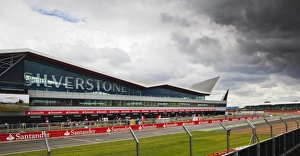 Northamptonshire Drucke: Silberspielstein und Boxen an der britischen Formel-1-Rennwette in Silverspielstein im Nordamt Griffithsland