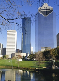 Texas Cityscape Drucke: Skyscrapers