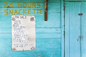 Lesser Antilles Travel Destination Drucke: Snackette (Store)