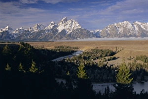 Grand Teton National Park Drucke: Snake River and the Tetons