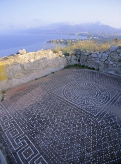 Mediterranean Coastal Towns Italy Drucke: Solunto, Sicily