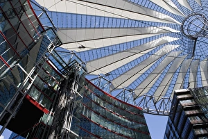 Berlin Tourist Attractions Map Drucke: Sony Centre