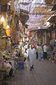 African City Life Drucke: Souk, Marrakech