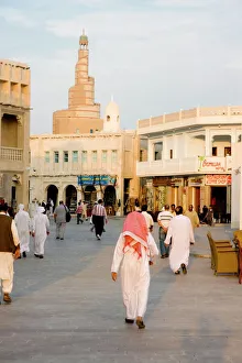 Der Souk Waqif in Docha Qatarr ist ein Teil des Nahen Ostens