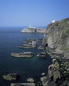 Drucke von Südstack Llydaw Wenedig Nordwales Walisien Vereinigtes Königreich Europa Verwandte Bilder Drucke: South Stack