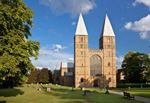 Nottinghamshire Drucke: Südwall-Münster Südwell Nottinghamschottland Vereinigtes Königreich Europa