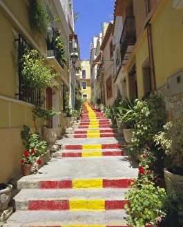 Spanische Stufen von Calpe