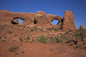 Moab Landscape Photography Drucke: The Spectacles (North and South Windows)