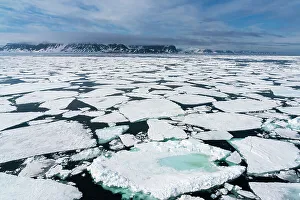 Spitzebergene der Svalbardschen Inseln im Arktisgebiet Norwegens in Europa