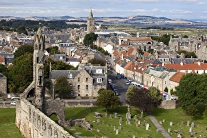 Historic Buildings Scotland Drucke: St. Andrews from St. Rules Tower at St