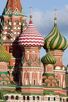 Drucke von Basiliskirche im Roten Platz ein Weltkulturerbe der UNESCO in Moskau Russland Europa Kulturerbestätten Drucke: Basiliskathedrale in der Roten Platz Moskau Russland Europa Weltkulturerbe von UNESCO