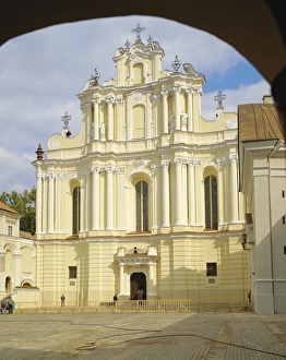 Drucke von Die St.-Johannes-Kirche in Vilnius, Litauen Litauen Drucke: Heilige Geist-Eglise