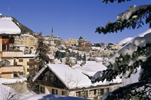 European Ski Resort Drucke: St. Moritz