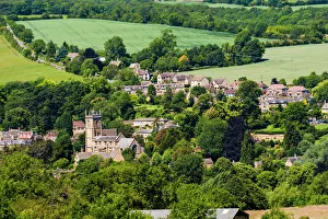 Die Kirche des Heiligen Petrus und des Heiligen Paulus im Dorf Blockley im traditionellen Dorfgebiet der Cotswolds in Gloucestershire, England Vereinigtes Königreich Europa