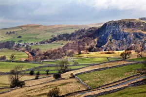 Abrechnung Drucke: Die Stainforth-Schurft von Langcliffe nahe Settle im Nationalpark der Yorkshires in Nordengland