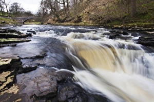 English Countryside Bridges Drucke: StainforthBridge and Stainforth Force on the River Ribble