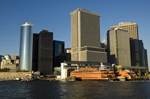 USA Urban Landmarks Drucke: Staten Island ferry