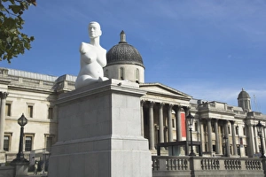 Statue of Alison Lapper, Trafalgar Square, London, England, United Kingdom, Europe